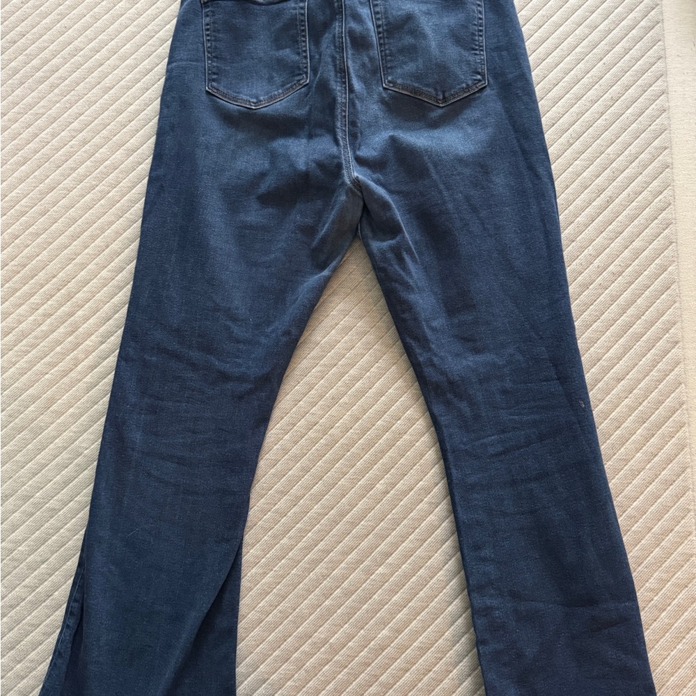 LOFT Dark Blue Flare Jeans - Picture 2 of 2